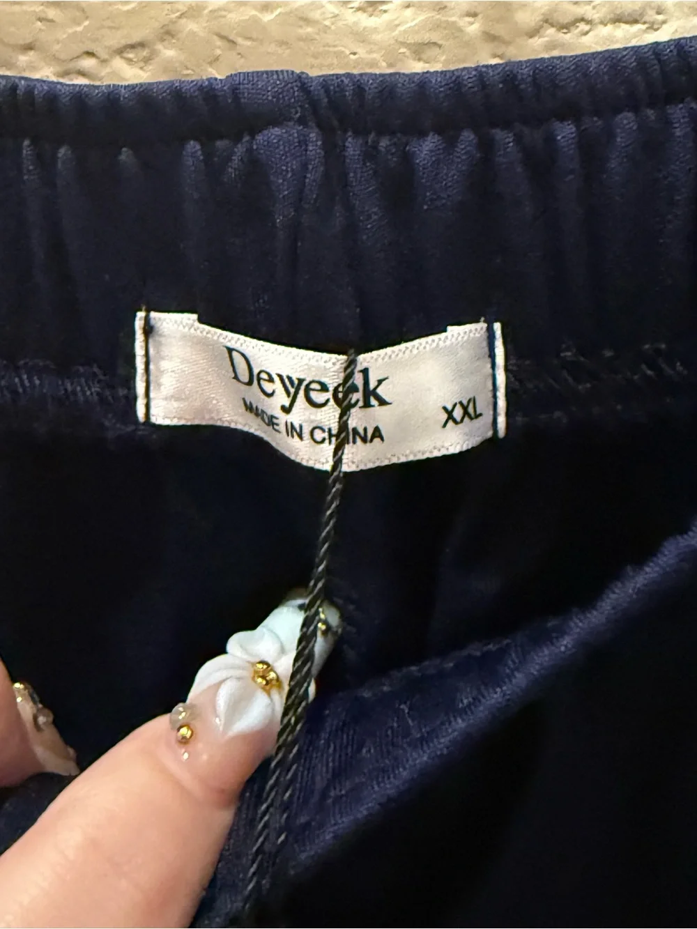 Deyeek Tear Away Snap Button Pants XXL NWT Navy Blue Post Surgery Basketball